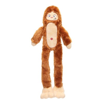 Bark Multicolored Plush Hairy Henderson Dog Toy 1 pk (Case of 3)