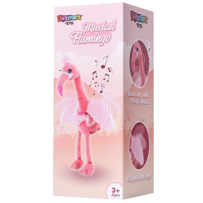 Dazmers Dancing And Singing Plush Stuffed Flamingo Animals For Toddlers ...