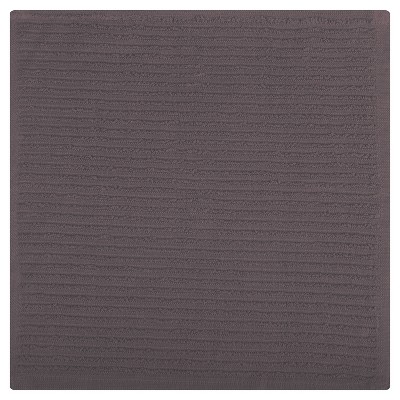 MU Kitchen 100% Cotton Ridged Dish Cloth, 12 x 12 Inches