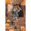LA LEELA Women's Beachwear Swim Beach Cover Ups for Swimwear Women Halloween Party Bikini Mini Dress Swimsuit for Women XL-XXL Allover Skulls Black - 2 of 4