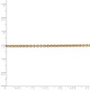 Black Bow Jewelry 2.2mm, 14k Yellow Gold, Solid Cable Chain Necklace - 4 of 4