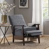 NicBex Linen Accent Chair,Upholstered Living Room Chair with High Backrest,Cozy Armchair,Adjustable Push Back Accent Chairs for Living Room - 2 of 4