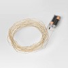 10.5' 30ct. Battery Operated Twinkling LED Dewdrop Fairy String Lights Warm White with Wire - Room Essentials™ - 4 of 4