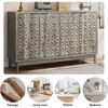 Bella Depot Accent Cabinet Sideboard With 4 Doors - 4 of 4