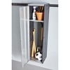 Rubbermaid 14 x 16 x 56 In Garage Tool Locker Kit Rail Storage System (2 Pack) - 4 of 4