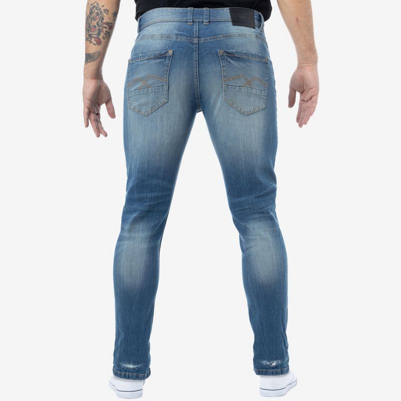 RAW X Men's Contrast Neon Stitch Flex Jeans, 2 of 7