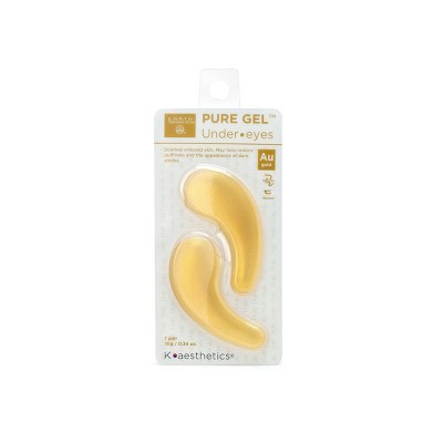 Earth Therapeutics Gold Pure Gel Under Eye Mask - 2ct