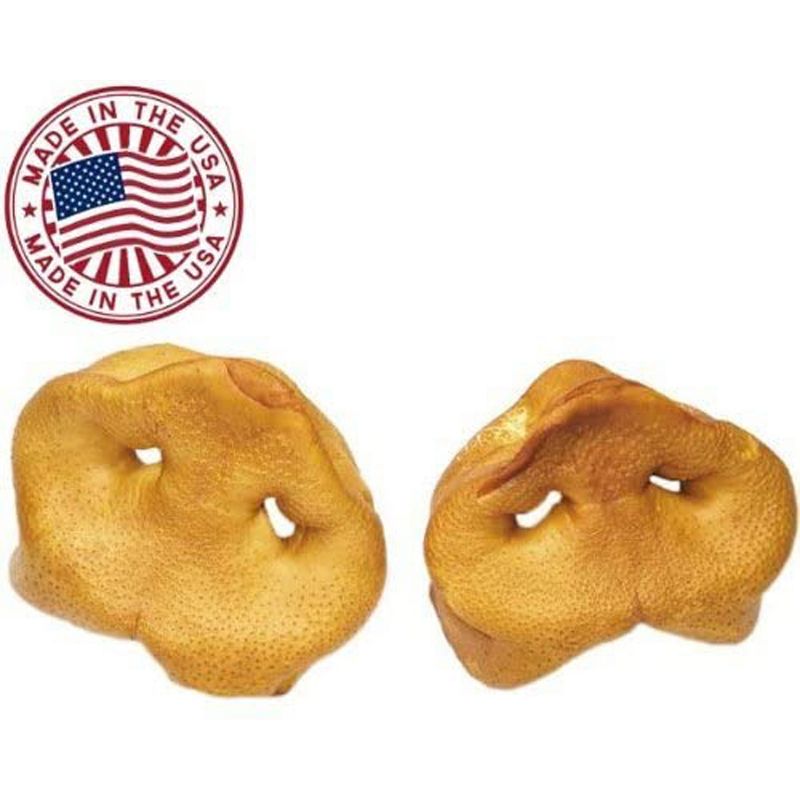 Pawstruck Pig Snouts for Dogs , Bulk Dog Dental Treats & Natural Pork Dog Chews, Made in USA, American Made, 3 of 5