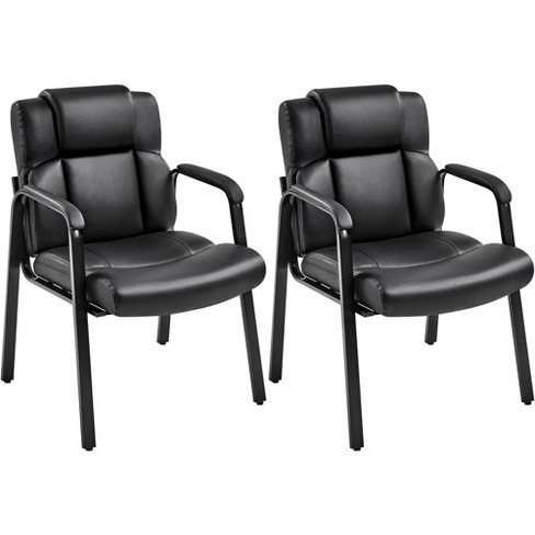 Faux leather on sale reception chairs