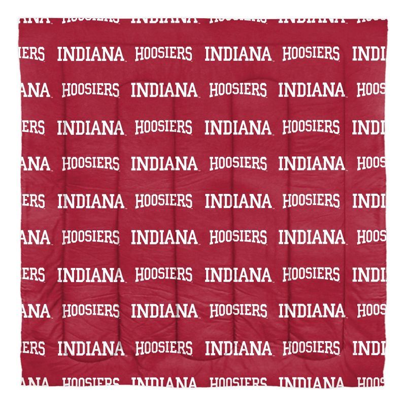NCAA Indiana Hoosiers Rotary Bed Set - Full, 2 of 4