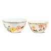 tagltd Bee Floral Bowl Set/2 - 2 of 4
