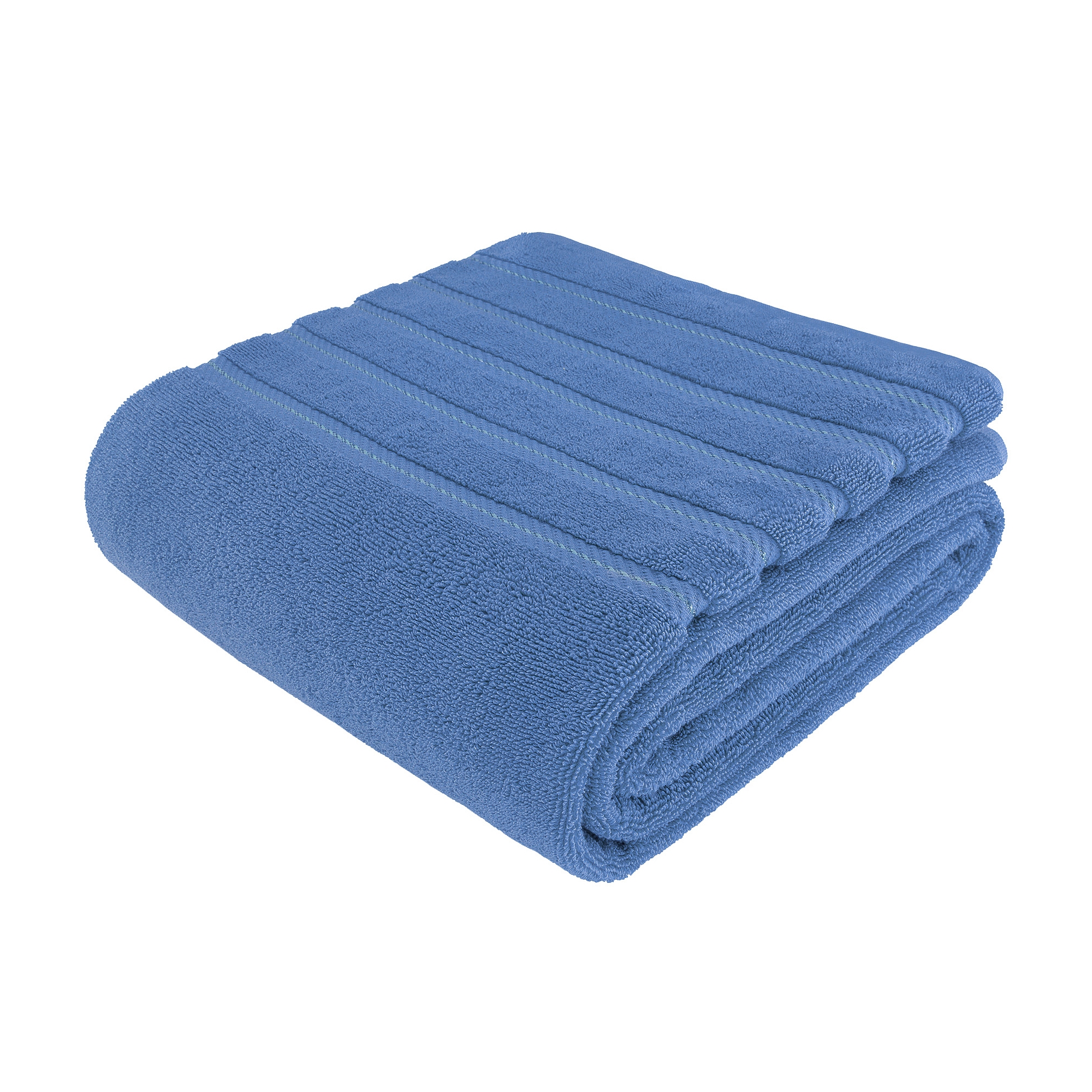 American Soft Linen 100% Cotton Jumbo Large Bath Towel, 35 in by 70 in Bath Towel Sheet, Electric Blue