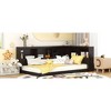 Twin Size Wood Daybed with Storage Cabinets and USB Ports - 4 of 4