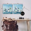 Stupell Industries Soothing Sailboats Drifting Marina, 24" x 24" - 3 of 4