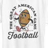 Women's - Instant Message - Vintage Football Mascot Great American Game Short Sleeve Graphic T-Shirt - 2 of 4