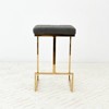 FONTOI Counter and Bar Stools, Bar Stools with Footrest and Comfortable Seat for Kitchen Living Room Bedroom, Gray, 16"*29"*16" - 4 of 4