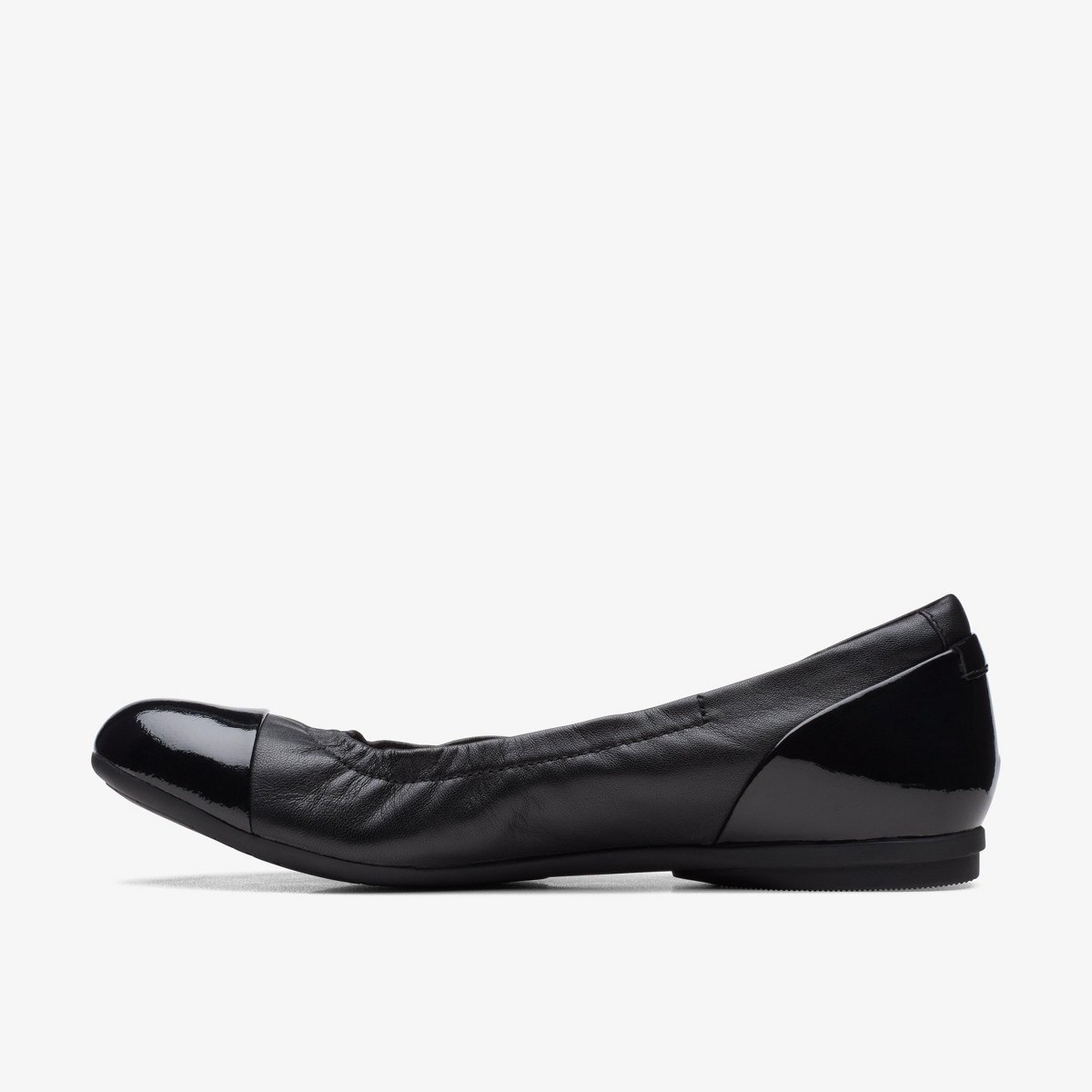 Обувь Clarks Womens Rena Jazz Black Leather Shoes 8 Medium — фото 3