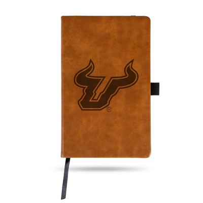 NCAA South Florida Bulls 8.25"x5" Leather Notebook