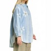 Women's Lightweight Washed Daisy Patch Waffle Knit Shirt - DAVI & DANI - 2 of 4