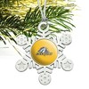 New Haven Secondary Logo Metal Snowflake Christmas Tree Holiday Ornament - 2 of 3