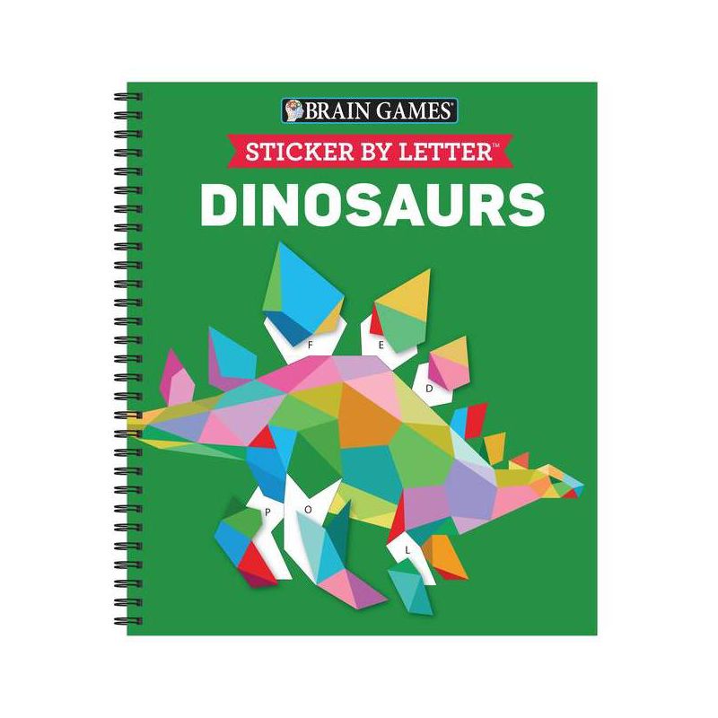 Brain Games - Sticker by Letter: Dinosaurs - Publications International Ltd &#38; Brain Games &#38; New Seasons (Sticker Puzzles - Kids Activity Book), 1 of 5
