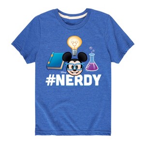 Boys' - Disney - Nerdy Mickey Short Sleeve Graphic T-Shirt - 1 of 4