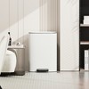 Dolonm 13 Gallon 50L Kitchen Soft Close Trash Can Stainless Steel Ellipse Bustbin - 2 of 4