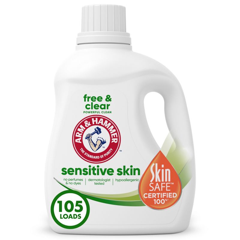 Arm Hammer Sensitive Liquid Laundry Detergent - Free & Clear, 1 of 12