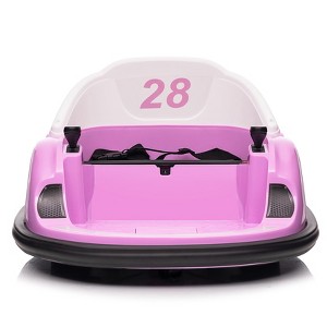 Jojoka 12V Ride On Bumper Car for Kids with Remote Control, Battery Display, 360 Degree Spin, LED Lights, Music - 1 of 4