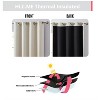 HLC.ME Laurance Complete Blackout Thermal Insulated Grommet Top Panels Window Curtains Drapes for Bedroom, Set of 2 - 4 of 4