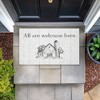 Stupell Industries All Are Welcome Barn Printed Outdoor Door Mat, design by Emily Call, 18"x30" - 3 of 4