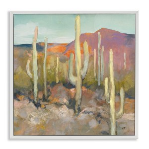 Stupell Industries Soft Cactus Desert Landscape, 12" x 12" - 1 of 4