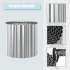 10x120 Inch Galvanized Metal Garden Edging – Durable Lawn & Flower Bed Border with Easy Installation - 3 of 4