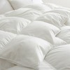 Peace Nest Heavyweight Extra Warmth White Goose Feather Down Fiber Duvet Comforter Insert - 3 of 4