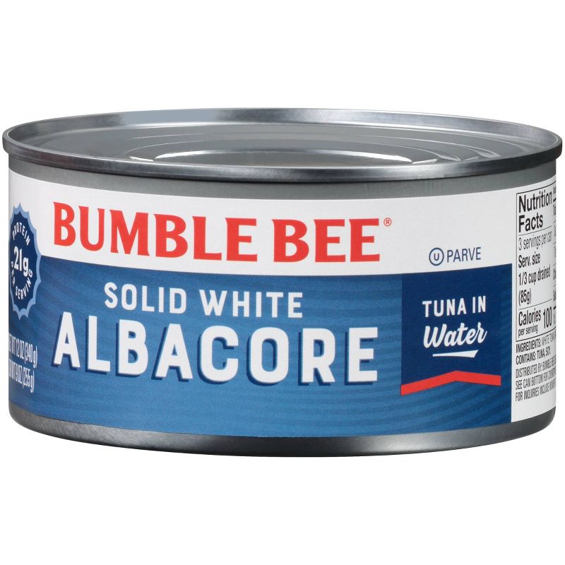 Bumble Bee Solid White Albacore Tuna in Water - 12oz, 3 of 8