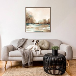 Amanti Art Silent Still Water by Eva Watts Framed Wall Art Print - 1 of 4