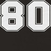 Rerun Island Women's 80 Collegiate White Short Sleeve Graphic Cotton T-Shirt - Black S - 2 of 4