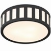 Crystorama Lighting Kendal 3 - Light Flush Mount in  Black Forged - 2 of 3
