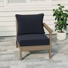 WestinTrends  Avalon Outdoor Patio HDPE Right Arm Facing Sectional Corner Club Chair with Patio Cushions - 2 of 4