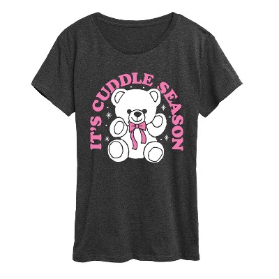 Women's - Instant Message - Its Cuddle Season Short Sleeve Graphic T-Shirt