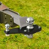 EAZ LIFT Powder Coated Steel Easy to Install Sway Control Left or Right Utility Ball Mount Adapter for 2 Inch Ball Mounts, Gray - 4 of 4