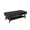 Alpine Furniture,Flynn Coffee Table, Black - 3 of 4
