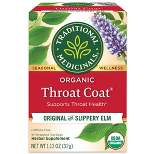 Traditional Medicinals Organic Throat Coat Herbal Dietary Supplement Herbal Tea - 16ct