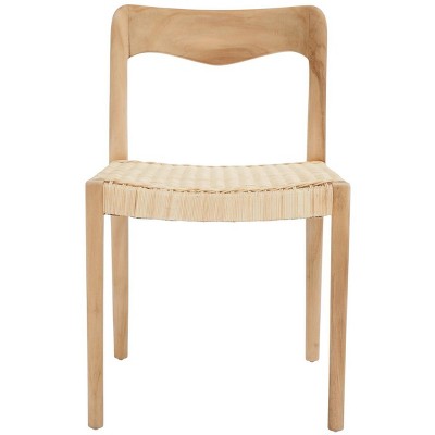 Sezia Wicker Dining Chair - Natural - Safavieh : Target