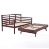 CSBDHome Solid Wood Daybed With Pop-Up Trundle - 2 of 4