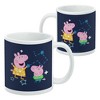 Starry Peppa Pig and George Ceramic Coffee Mug  Novelty Gift Mugs for Coffee  Tea and Hot Drinks  11oz  White - 2 of 4