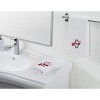 Kate Aurora 2 Piece Christmas Penguin & Santa Claus Embroidered Cotton Hand Towel Set - 2 of 2