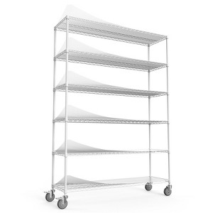 FONTOI Metal Storage Shelves, Adjustable Heavy Duty Shelving Unit, Standing Storage Rack Shelf Organizer - 1 of 4