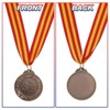 Unique Bargains Games Sports Competitions Embossed Customizable Award Medals Gold 2 Inch 12 Pcs - 4 of 4