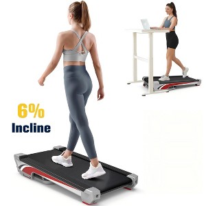 Redliro Walking Pad Under Desk Mini Treadmill with 6% Incline - 1 of 4